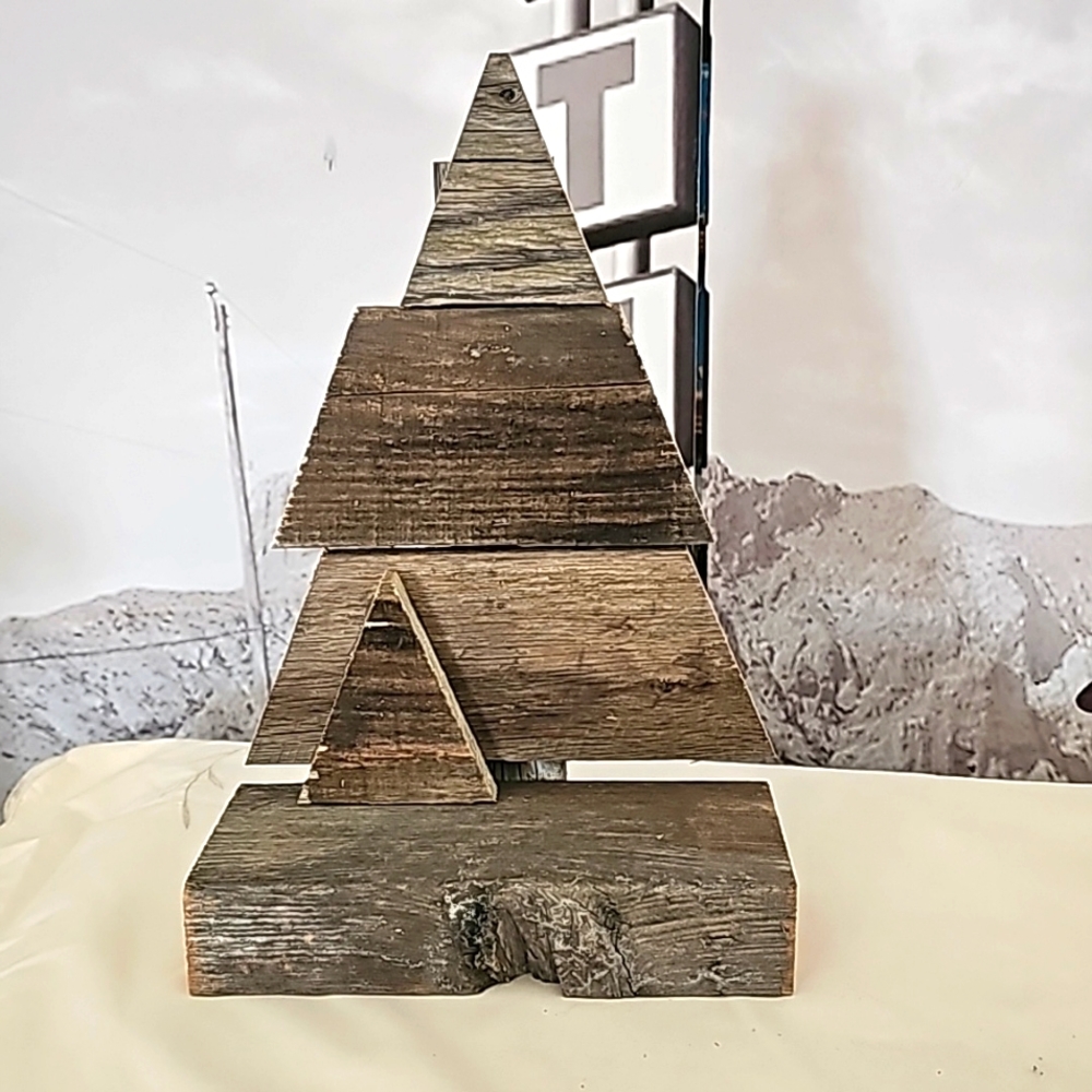 Reclaimed Wood Wooden Christmas Tree